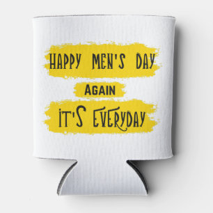 Happy Men's Day Can Cooler