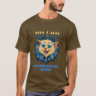 Happy Meow Hanukkah T-Shirt