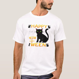 Happy Meow-O-Ween – Black Cats T-Shirt