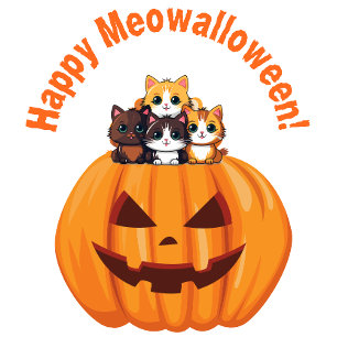 Happy Meowalloween Halloween Kittens T-Shirt