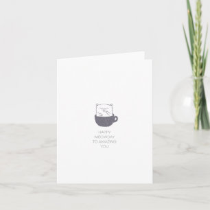 Happy Meowday Greeting Card