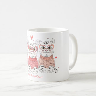 Happy Meowentines Day Cat Coffee Mug