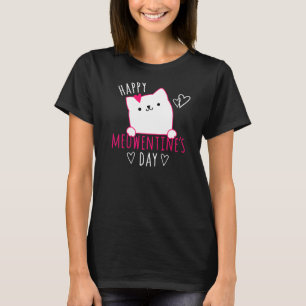 Happy Meowentine's Day Cat Happy Valentines Day C T-Shirt