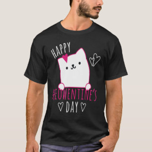 Happy Meowentine's Day Valentine Cat Cute Kitten T-Shirt