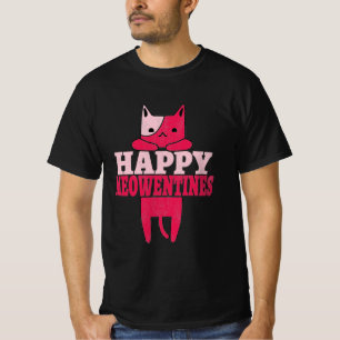 Happy Meowentines Funny valentine gift for cat T-Shirt