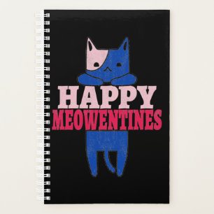 Happy Meowentines Funny valentine's day gift Planner