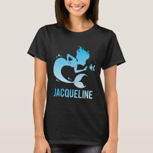 Happy Mermaid - Jacqueline Name T-Shirt