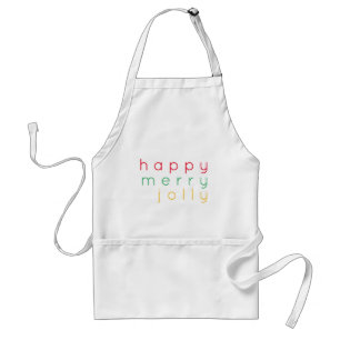 HAPPY MERRY JOLLY Apron