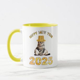 Happy Mew Year 2025 Mug
