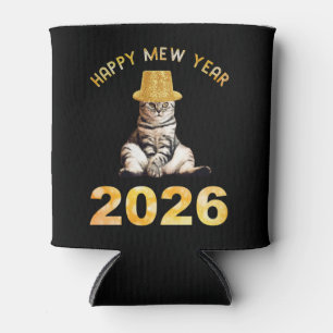 Happy Mew Year 2026 Can Cooler