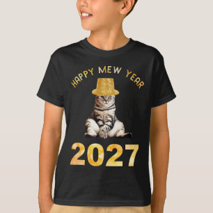 Happy Mew Year 2027 T-Shirt