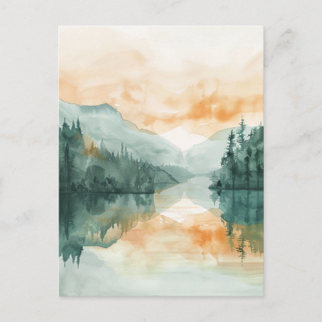 Happy Midsummer Nordic Postcard (Front)