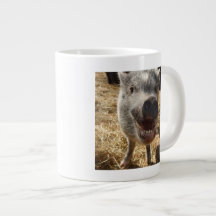 Happy Mini Pig Jumbo Mug