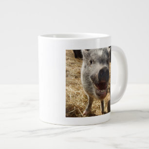 Happy Mini Pig Jumbo Mug