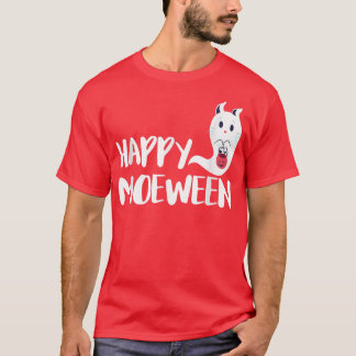 Happy Moeween Hallowen Cat  T-Shirt