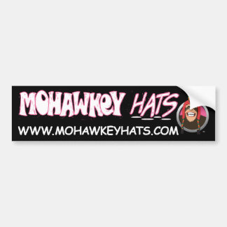 Happy Mohawkey Monkey bumper sticker