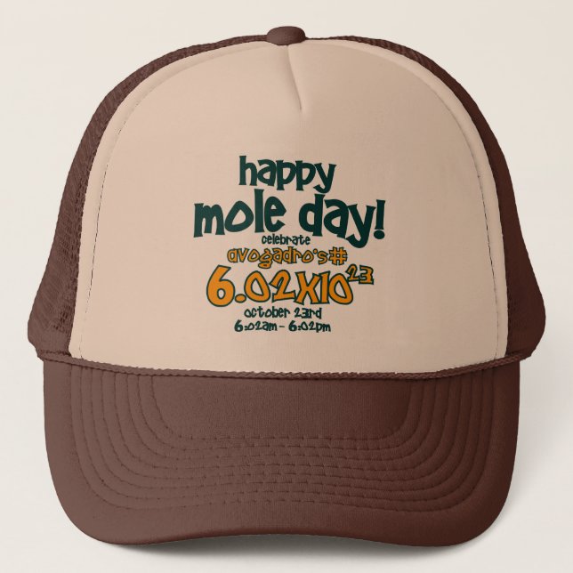 Happy Mole Day Hat (Front)