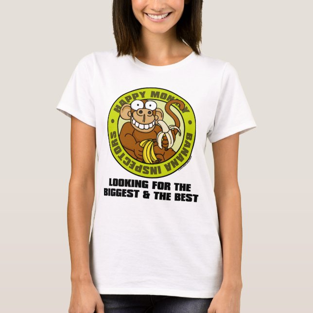 Happy Monkey Banana Inspectors Shirt 1 (Front)