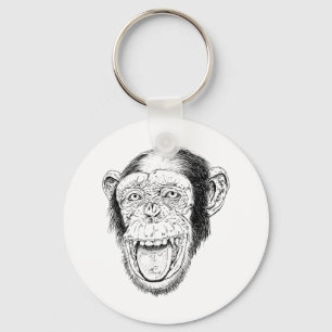 Happy Monkey Key Ring