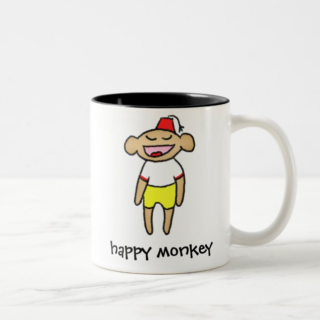 Happy Monkey Mug (Right)
