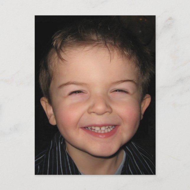 Happy Monkey Postcard (Front)