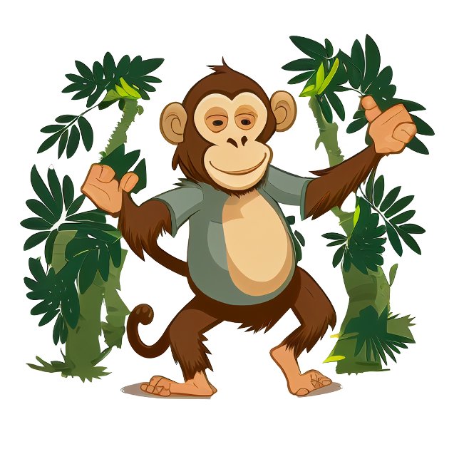 Happy Monkey T-Shirt (Creator Uploaded)