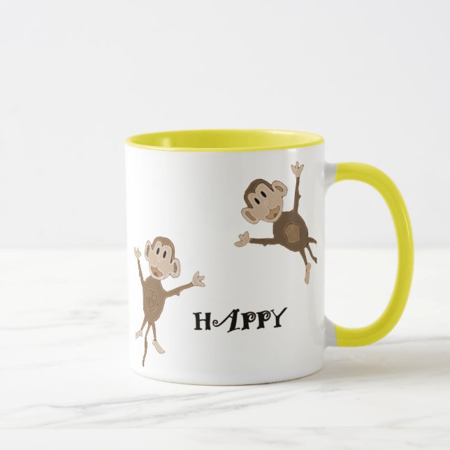 Happy Monkeys Mug (Right)