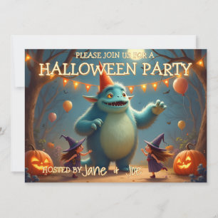 Happy Monster Halloween Party for Kids