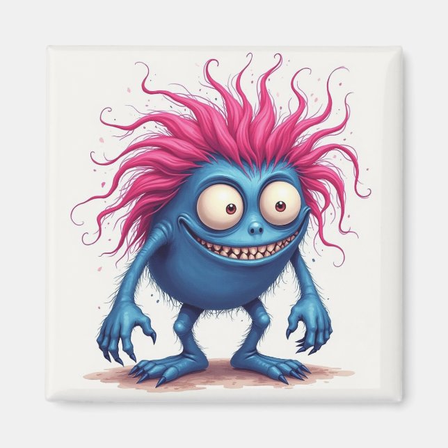 Happy Monster Magnet (Front)