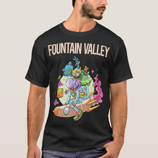 Happy Monsters - Fountain Valley T-Shirt (Front)