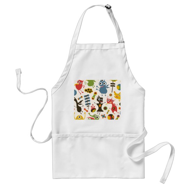 Happy Monsters Standard Apron (Front)