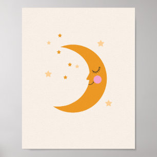 Happy moon nursery decor