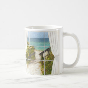 Happy mornings on the path to the water Tea or Coffee Mug