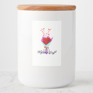 HAPPY MOTHER DAY GIFT FOOD LABEL