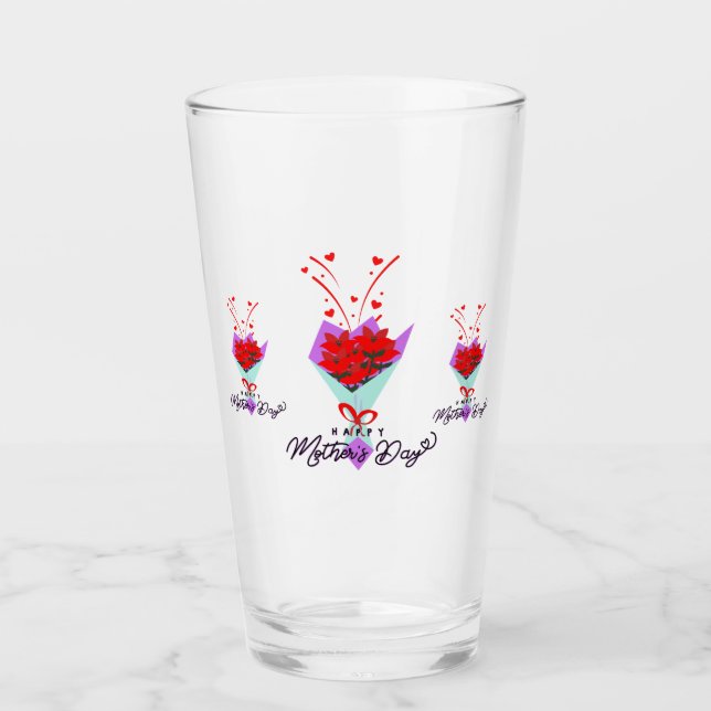 HAPPY MOTHER DAY GIFT GLASS (Front)