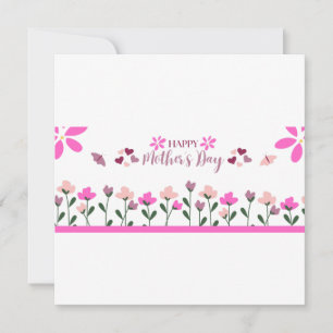 Happy Mother day multi Colour Design Invitation