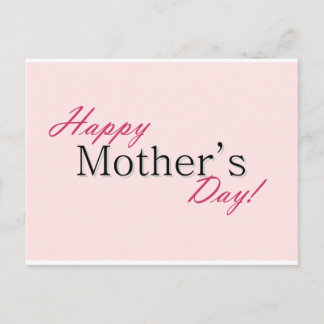 Happy mother day postcard