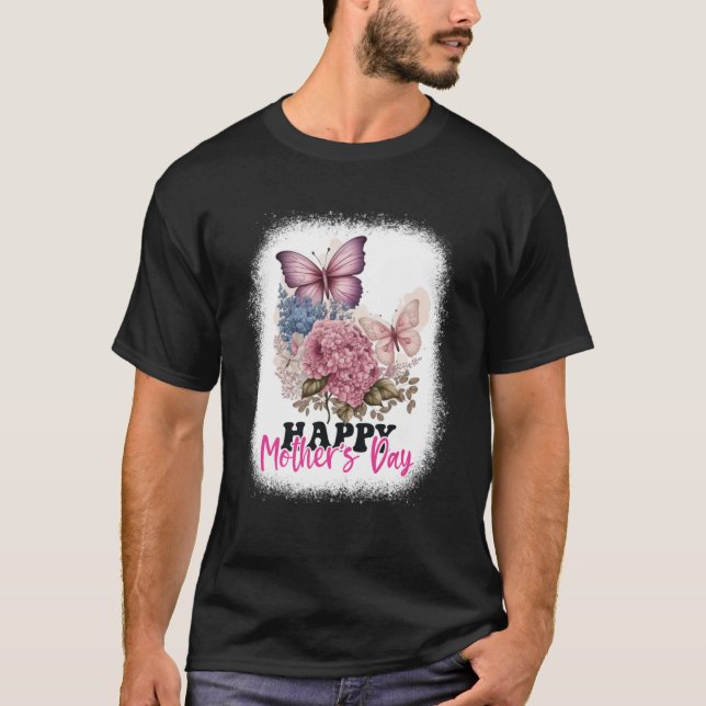 Happy Mother s Day 2023 Mothers Day Butterfly Mum  T-Shirt (Front)