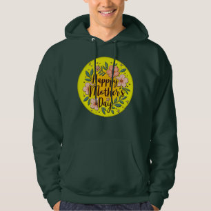 Happy Mother’s Day – Bright Floral Circle Design Hoodie