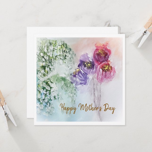 Happy Mother’s Day Card (Front/Back In Situ)