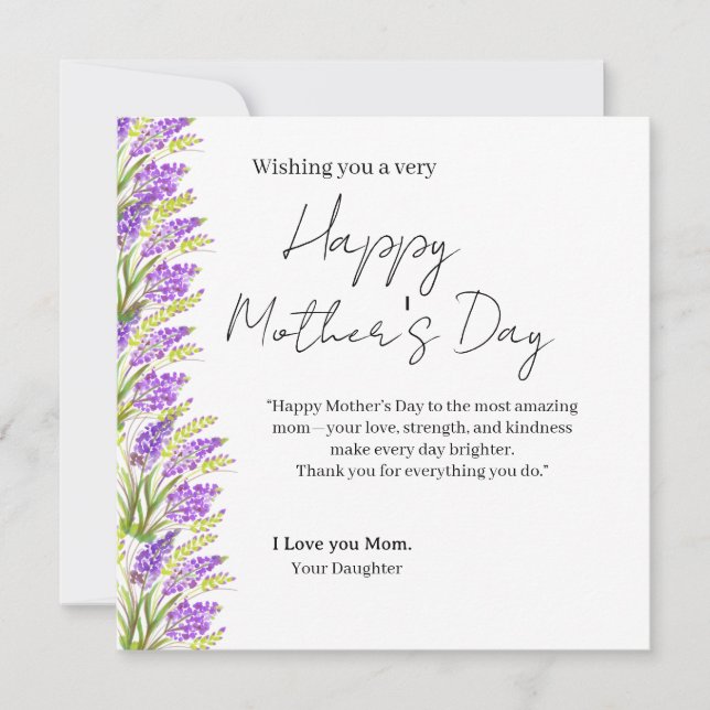 Happy Mother’s Day Card (Front)