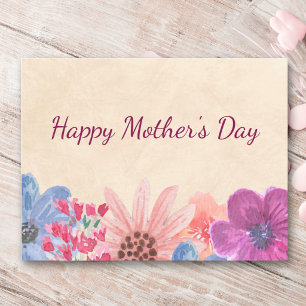 Happy Mother’s Day Card for Mum Flowers