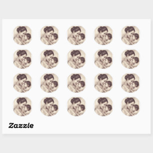 Happy Mother s day Classic Round Sticker