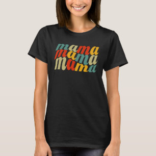 Happy Mother s day Cute Groovy for women mom grand T-Shirt
