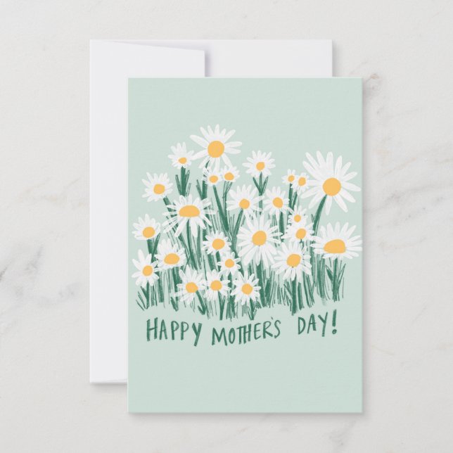 Happy Mother’s Day Daisy Card (Front)