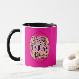 Happy Mother’s Day – Floral Elegant Design Mug