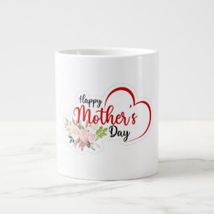 Happy Mother’s Day Floral Heart Mug