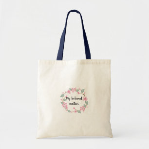 Happy Mother’s Day – Floral Wreath Greeting Design Tote Bag