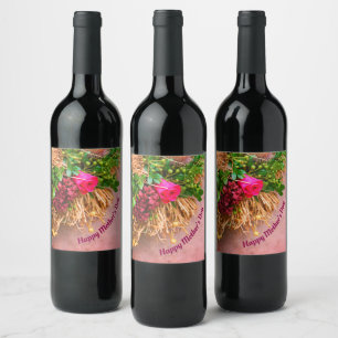 Happy Mother´s Day,Personalised Wine Label