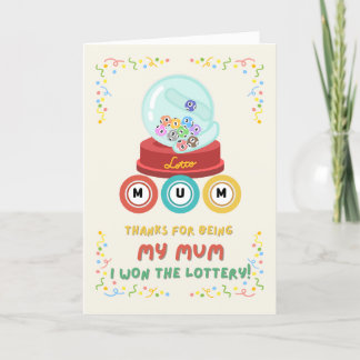 Happy mother’s day thank you card
